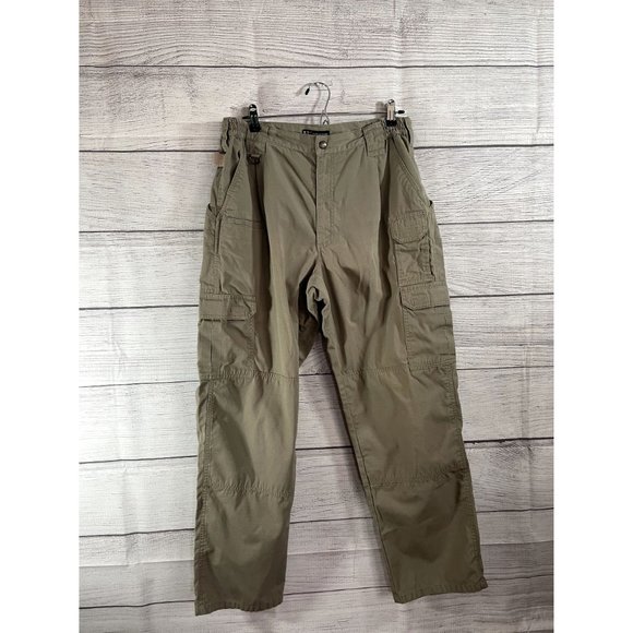 5.11 Tactical Series Men's 36 x 32 Khaki Straight Cargo Pants - Picture 4 of 5